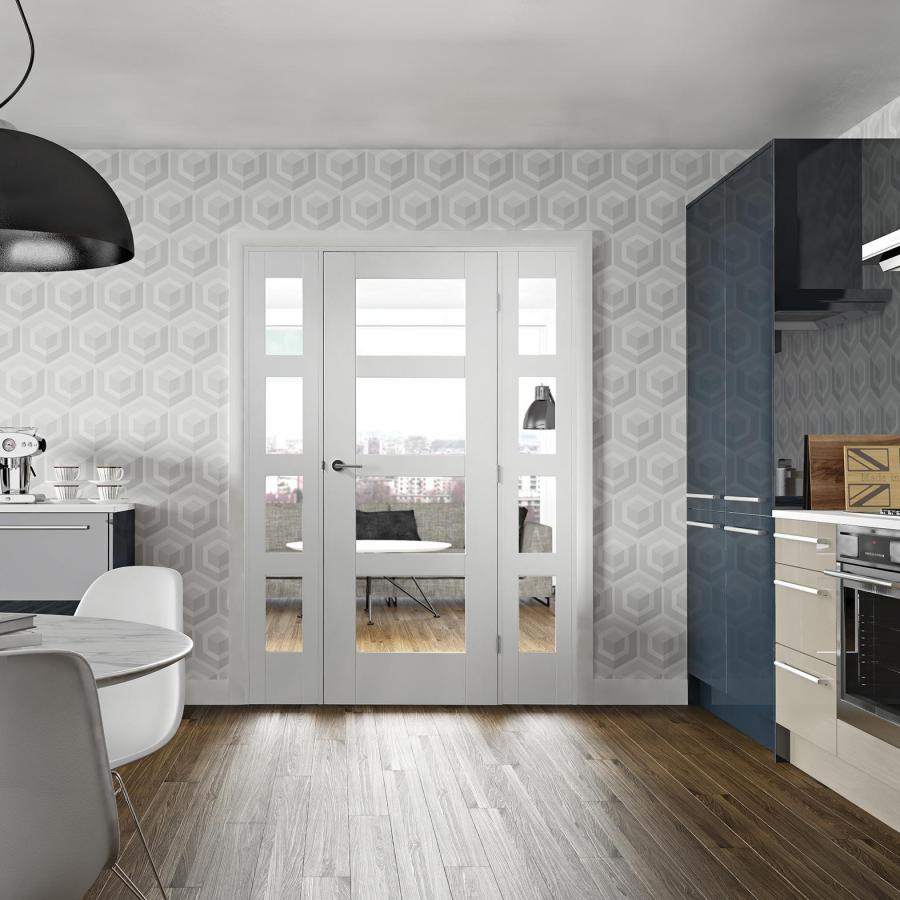 White Shaker Easi-Frame Room Divider